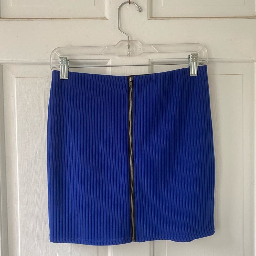 Cobalt bodycon skirt